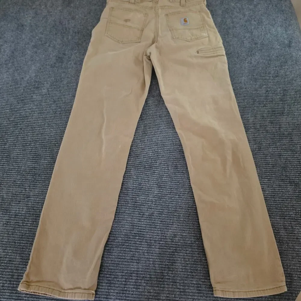 Carhartt Men's Size 34x36 Tan Relaxed Fit Pants